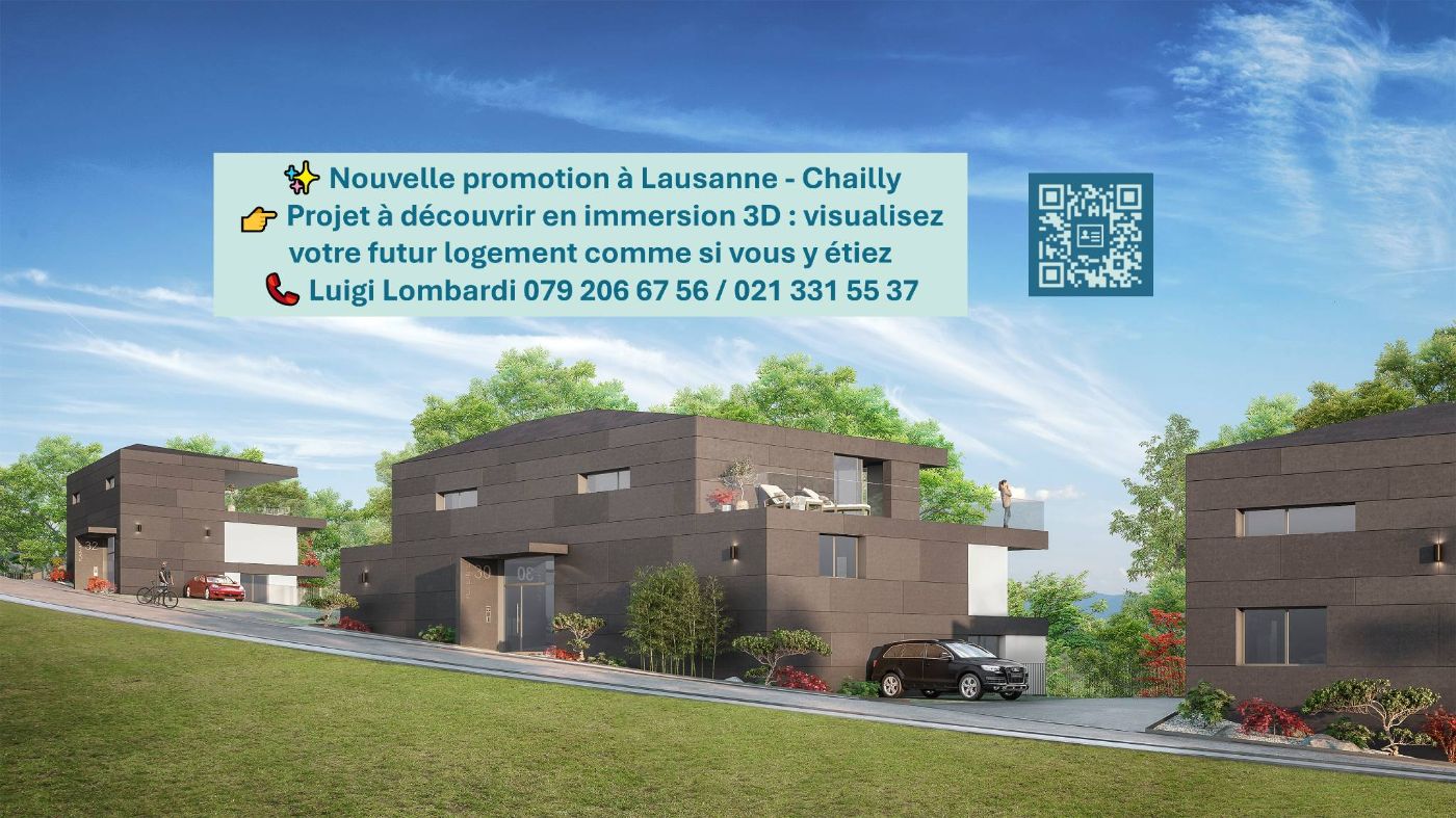 UNIQUE! Attique de 5.5 pièces de 146m2 bénéficiant d&rsquo;un rooftop terrasse de plus de 200m2 avec vue panoramique sur le lac et les Alpes