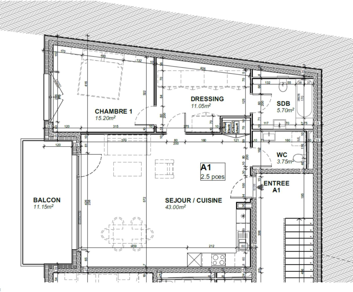 UNIQUE! Attique de 5.5 pièces de 146m2 bénéficiant d&rsquo;un rooftop terrasse de plus de 200m2 avec vue panoramique sur le lac et les Alpes