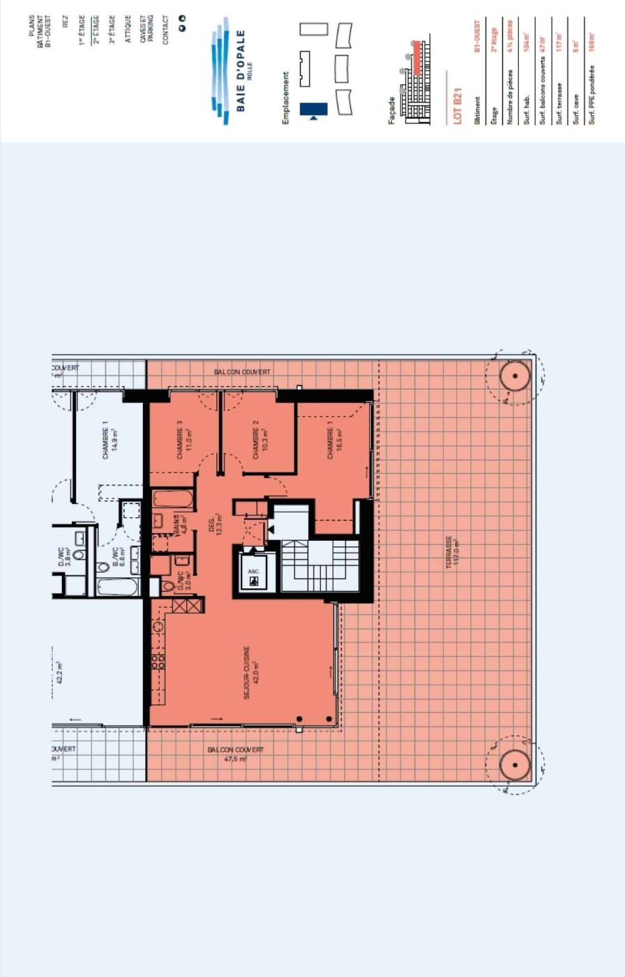 Appartement neuf avec immense terrasse et panorama splendide