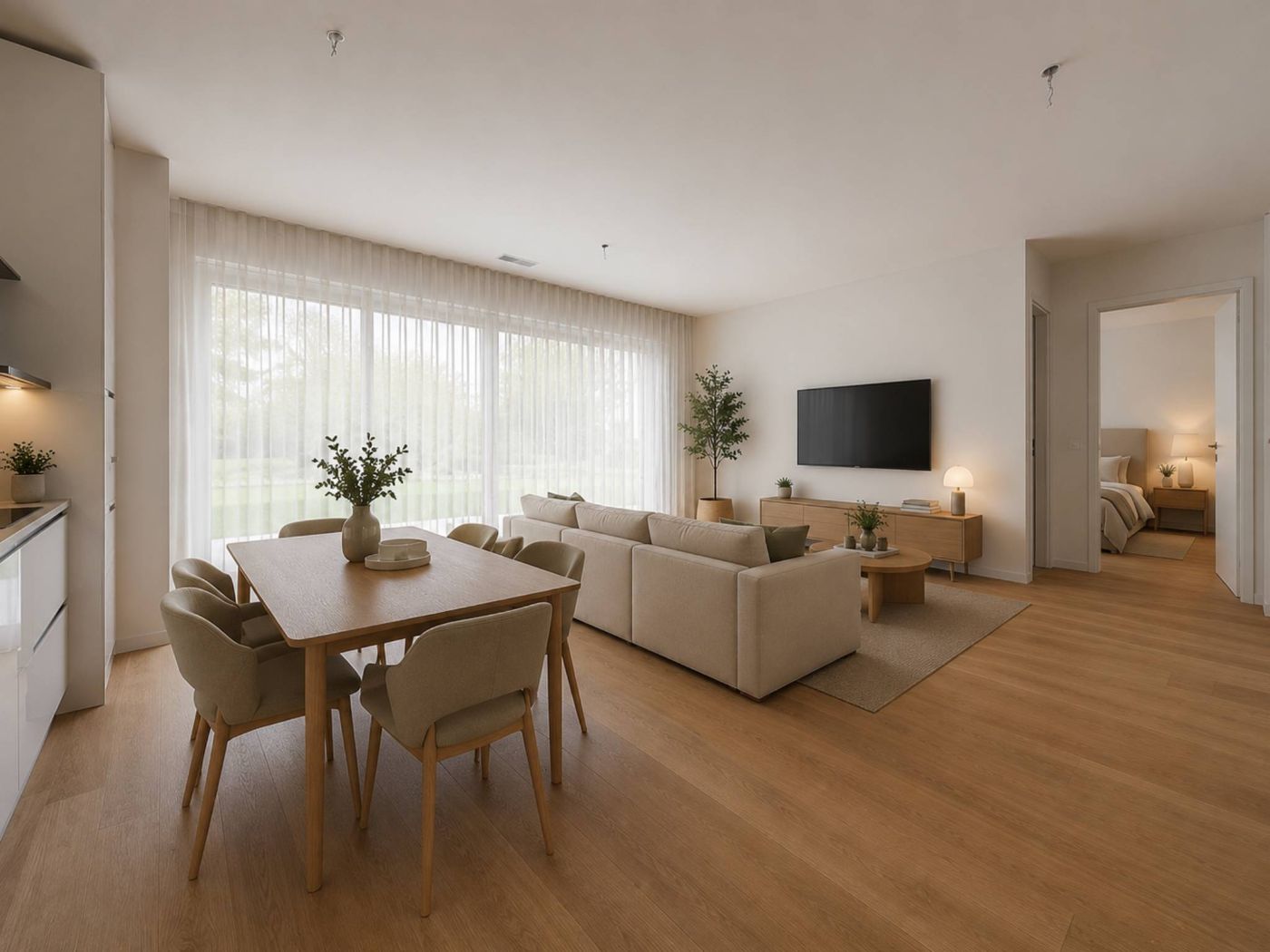 Appartement neuf de 2,5 pièces avec terrasse et jardin privatif