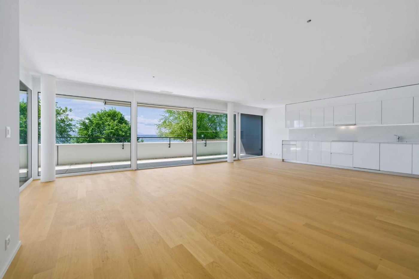 Appartement neuf de standing – 4.5 pièces en angle avec balcon de 76m² – Vue lac