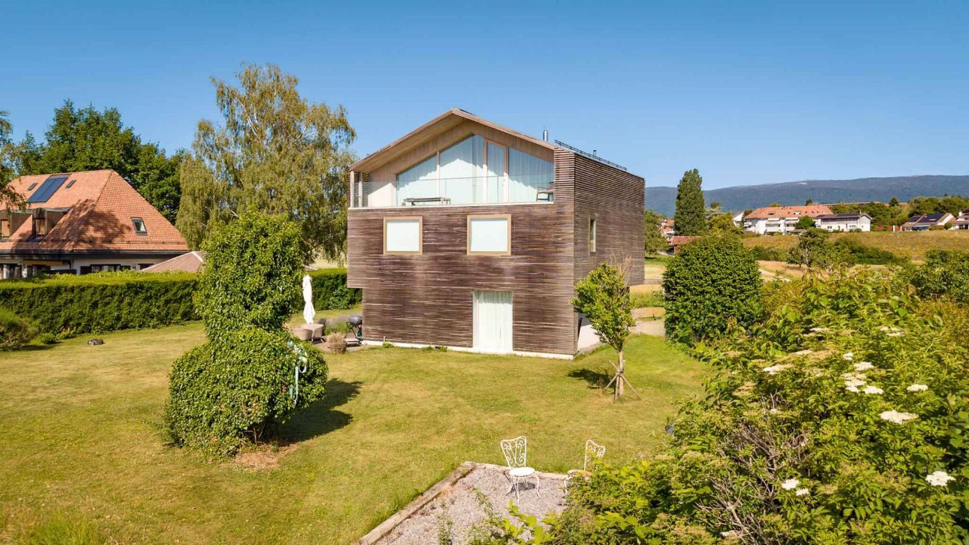 Belle maison avec vue lac et Mont-Blanc         4 chambres – Grand jardin