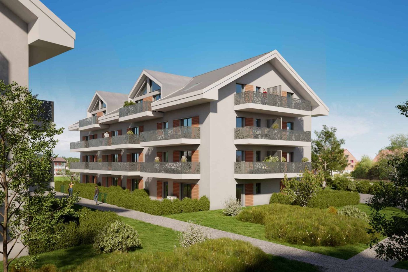Denges – Appartements neufs Minergie | 3.5 pièces avec jardin et terrasse