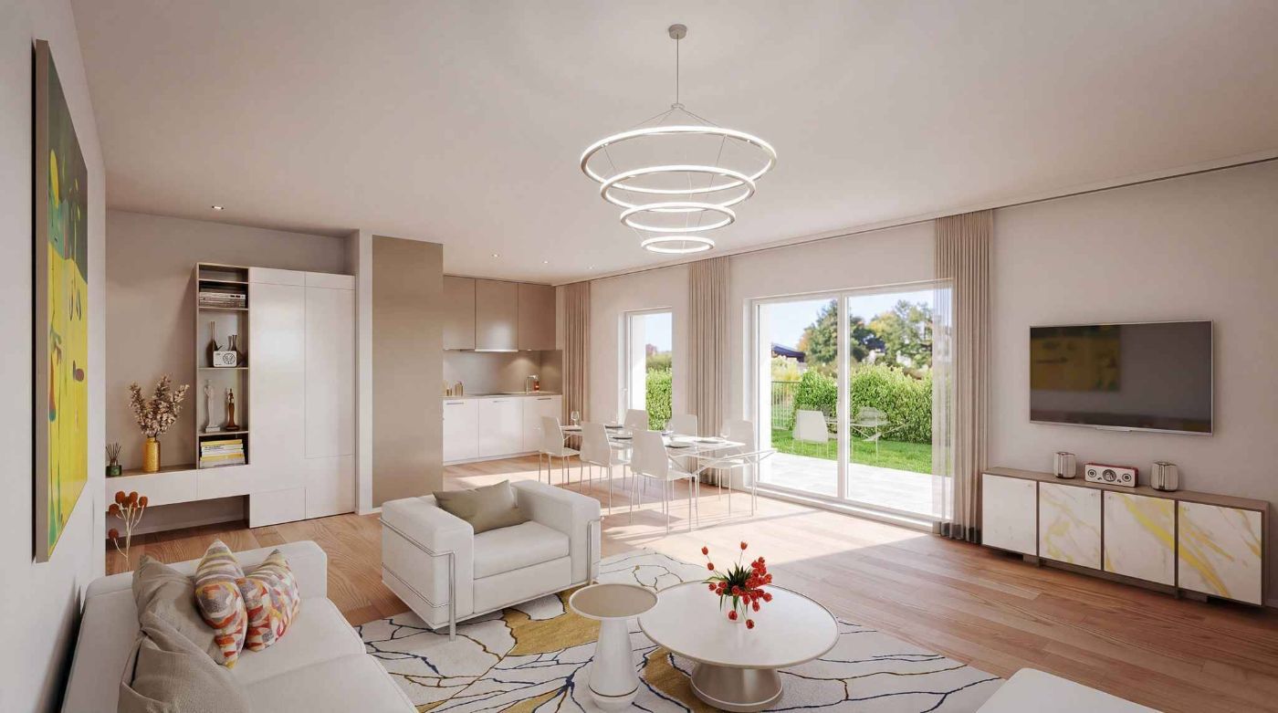 Denges – Appartements neufs Minergie | 3.5 pièces avec jardin et terrasse