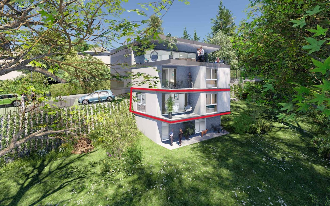 Dernier 4.5 pièces NEUF orienté sud avec balcon – Découvrez-le en immersion 3D !