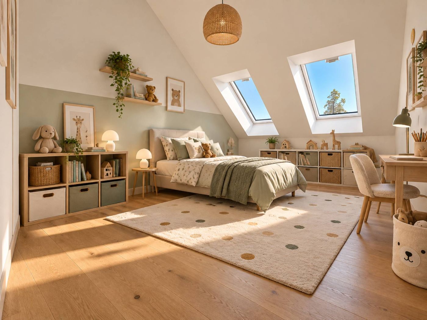 Duplex de 4.5 pièces avec balcons