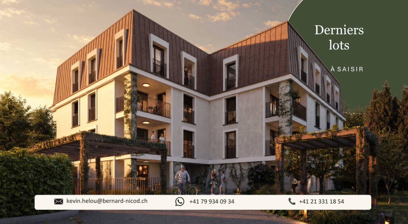 Grand appartement de 4,5 pièces neuf orienté plein sud au coeur de la ville !