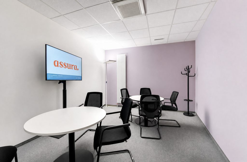 Grande surface de bureaux moderne et modulable