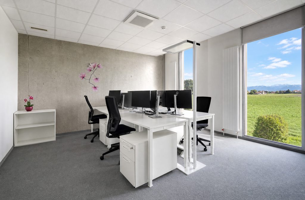 Grande surface de bureaux moderne et modulable