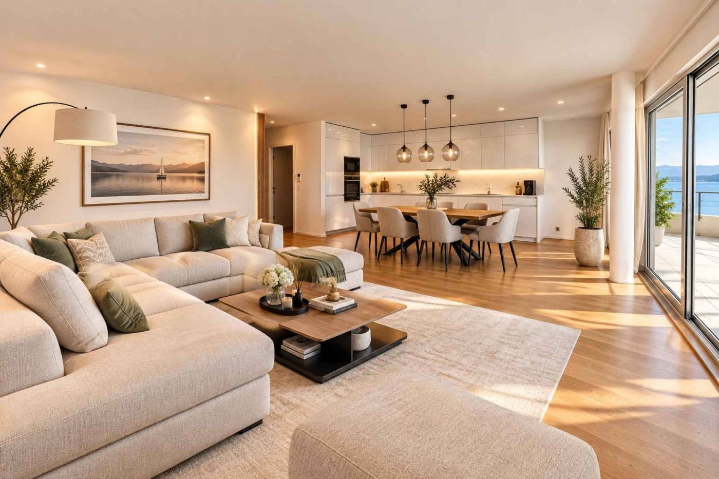 Magnifique appartement neuf de 4,5 pièces avec balcon couvert de 76 m2!