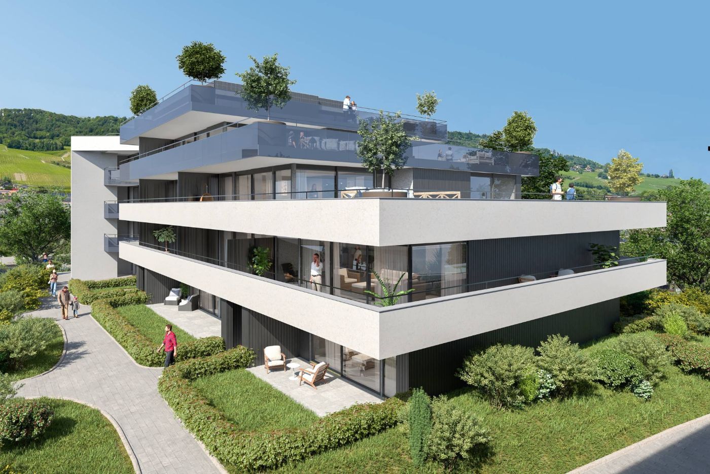 Nouvelle promotion : appartement de 2.5 pièces avec terrasse et jardin