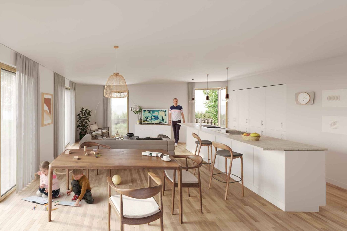 Nouvelle promotion – Appartement de 4.5 pièces au 1er étage – Résidence Ombellia