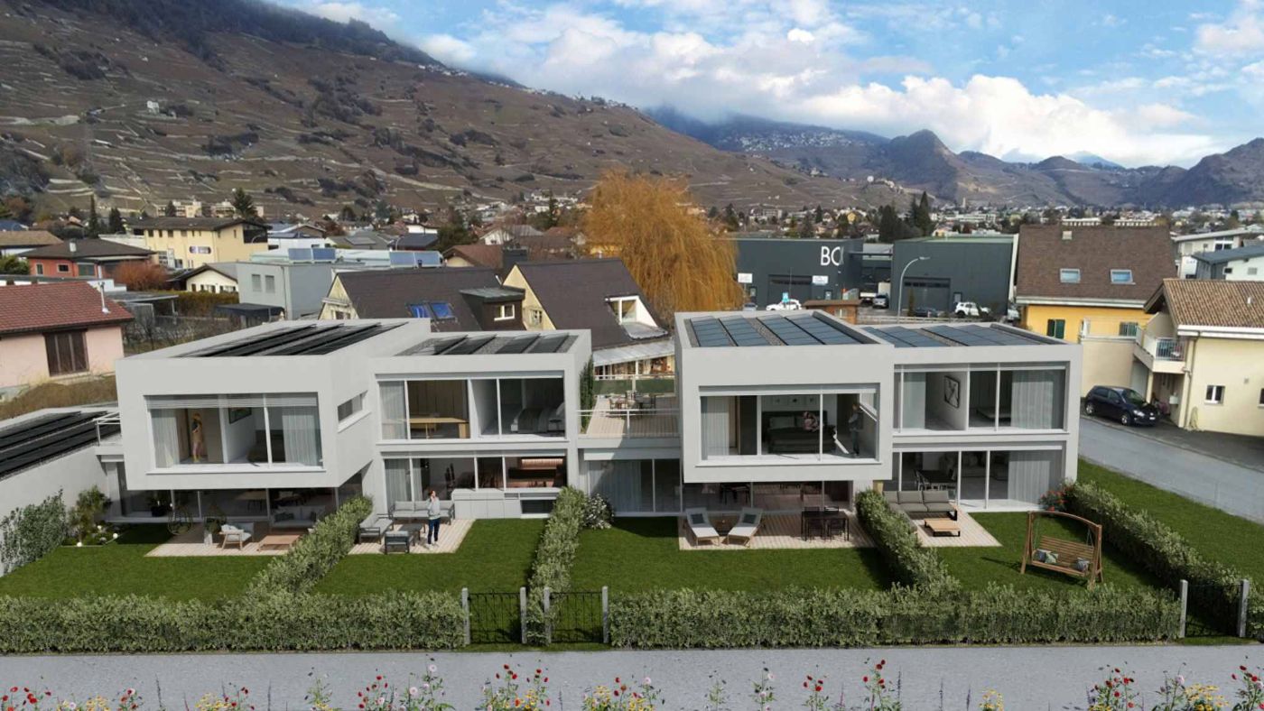 Promotion de 4 villas mitoyennes