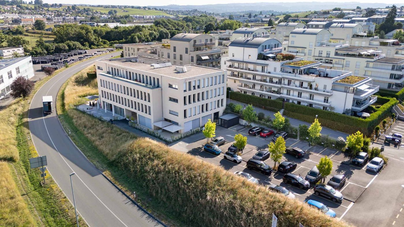 Situé entre l&rsquo;EPFL et la Ville de Morges, belles surfaces de bureau avec grande hauteur