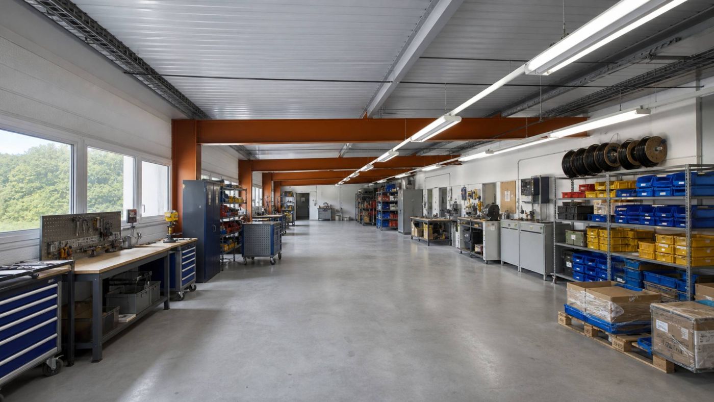 Surface d&rsquo;atelier-show-room idéalement situé dans zone en périphérie de Bussigny