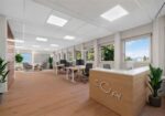 Surface de bureaux rénovée avec places de parc et proche bus