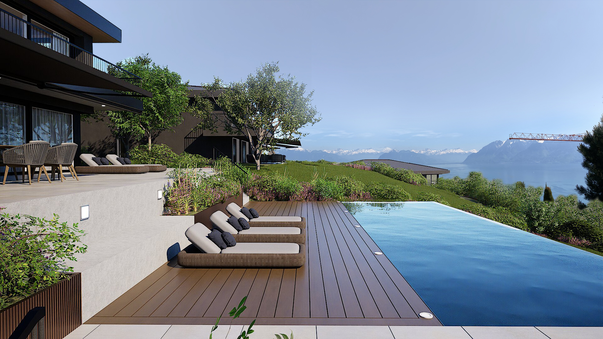 Maison individuelle sur parcelle de 1&rsquo;117 m2 avec piscine en option