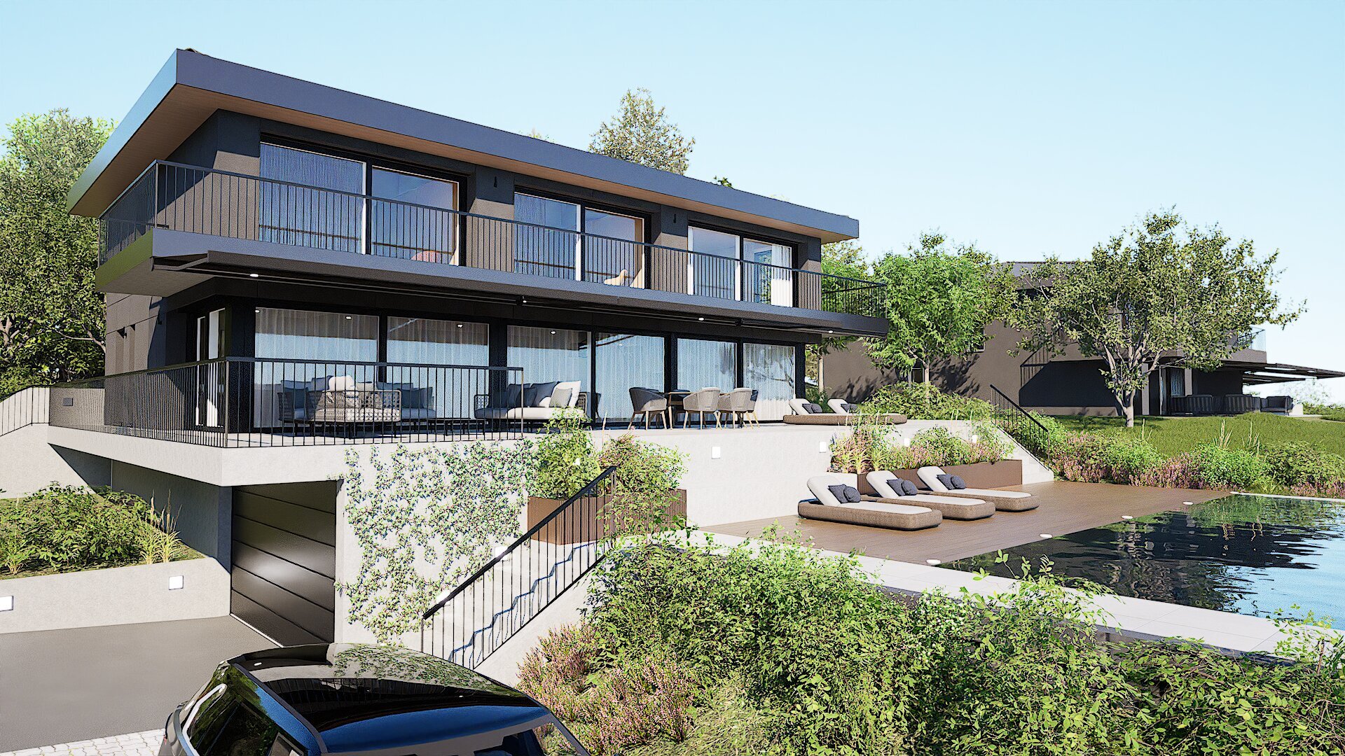 Maison individuelle sur parcelle de 1&rsquo;117 m2 avec piscine en option