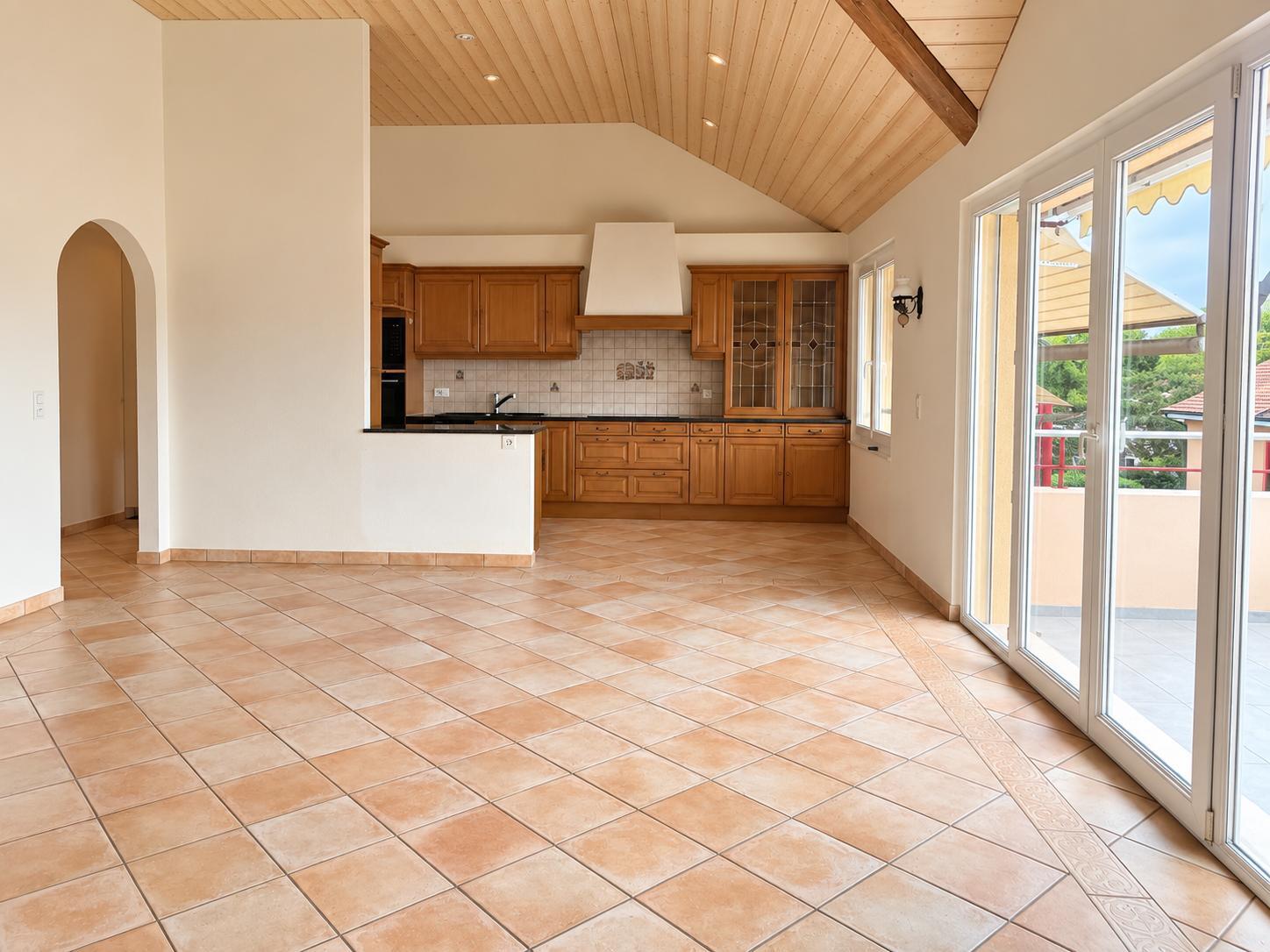Spacieux appartement de 3,5 pièces Grand balcon-terrasse
