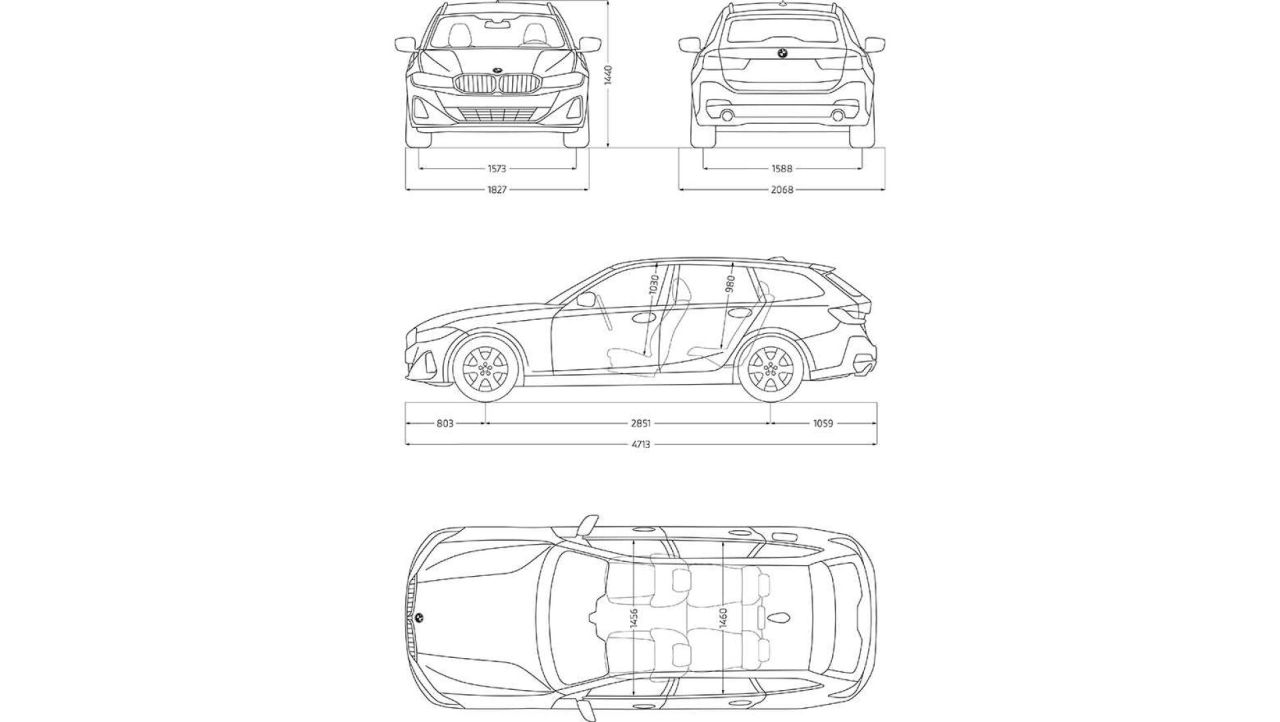 BMW 330e xDrive Touring neuve – Skyscraper Grau métallisé