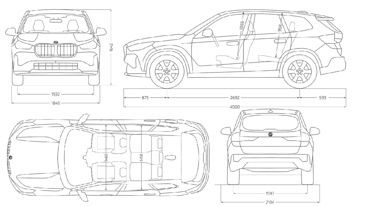BMW X1 xDrive25e neuve – Spacesilber métallisé