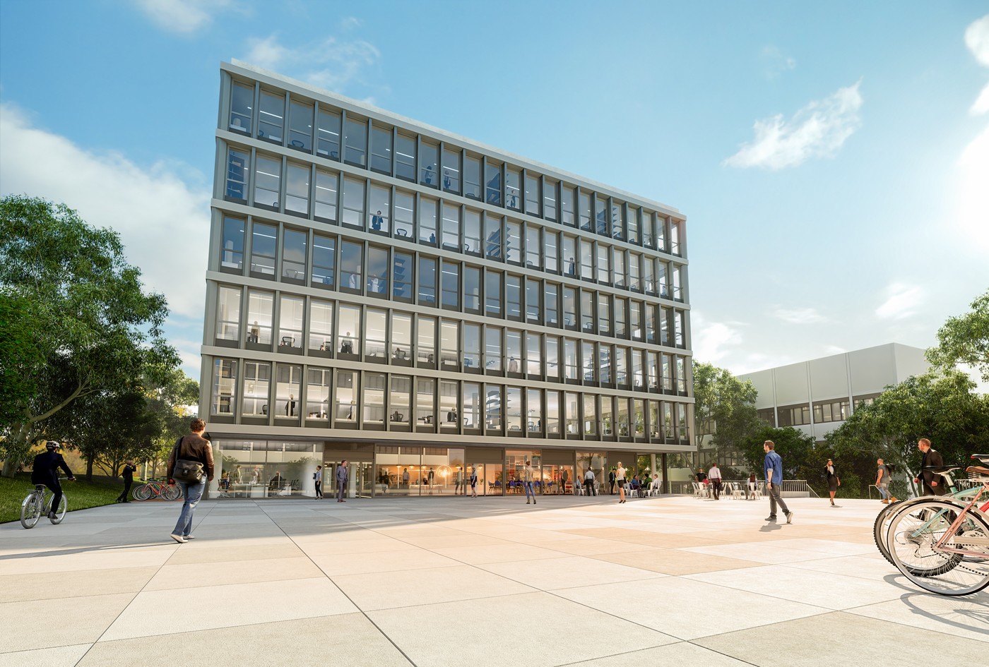 Surfaces aménagées entre 130 et 1&rsquo;590m2 totalement neuves à Renens
