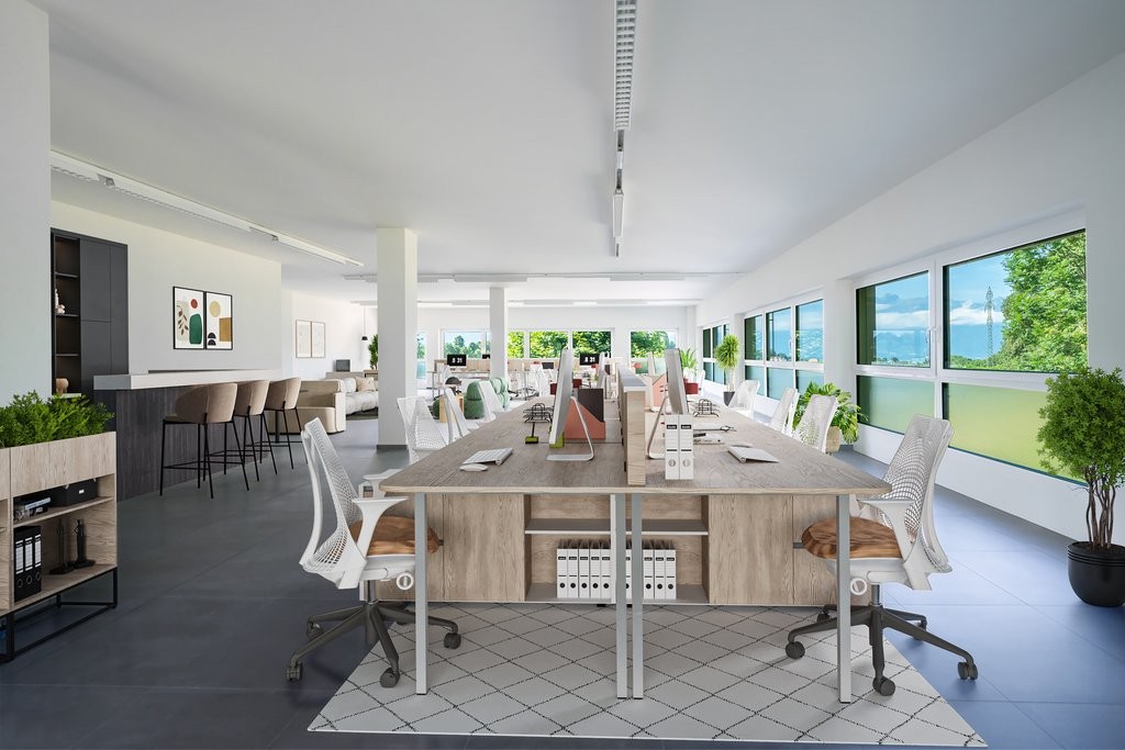 Surface de bureau de 178m2 divisible à Saint-Légier – 3 loyers offerts