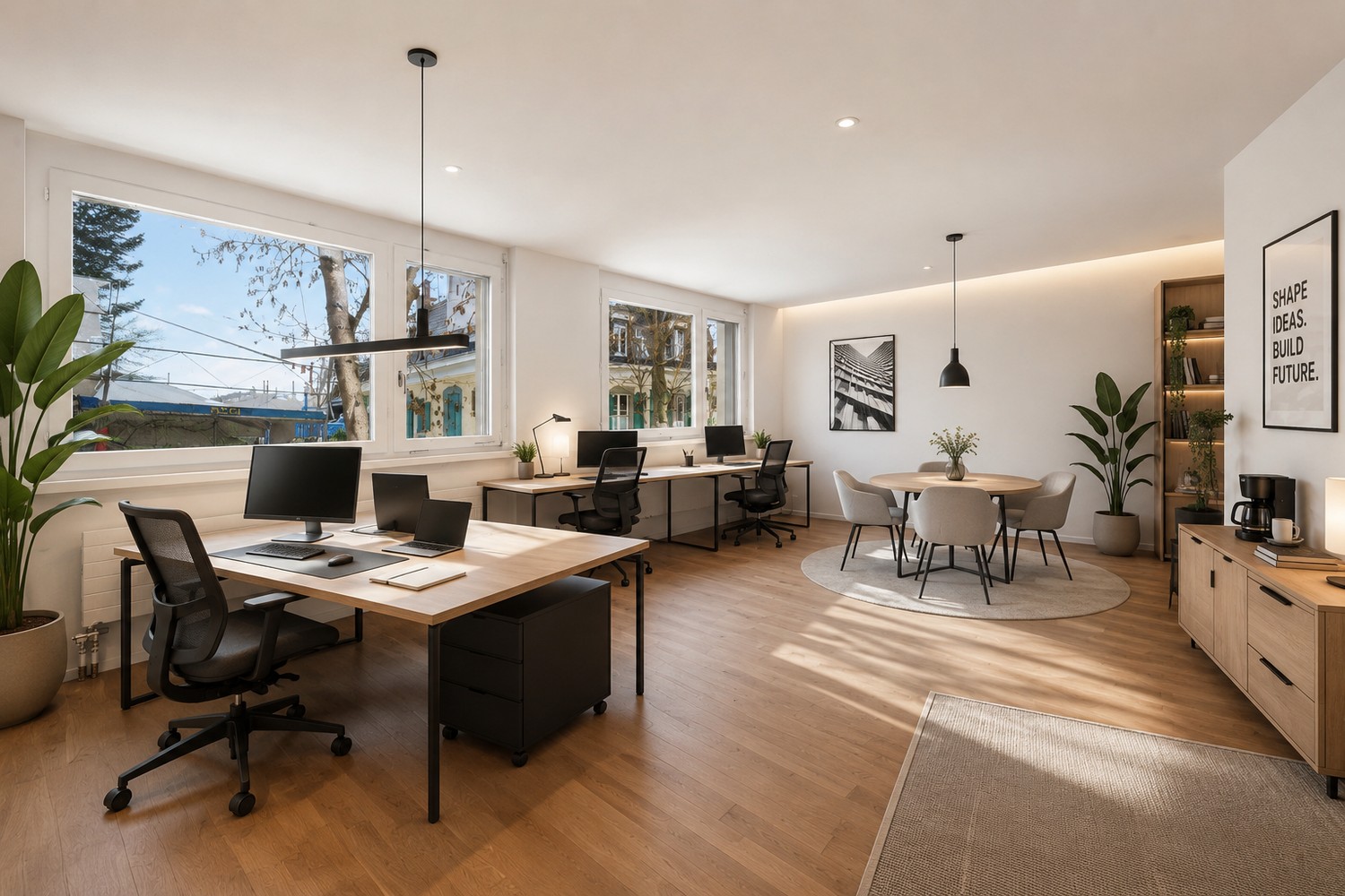 3 surfaces de bureaux à louer, de 48m2 à 119m2, au coeur de Lausanne