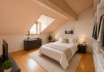 Bel appartement avec de beaux volumes.