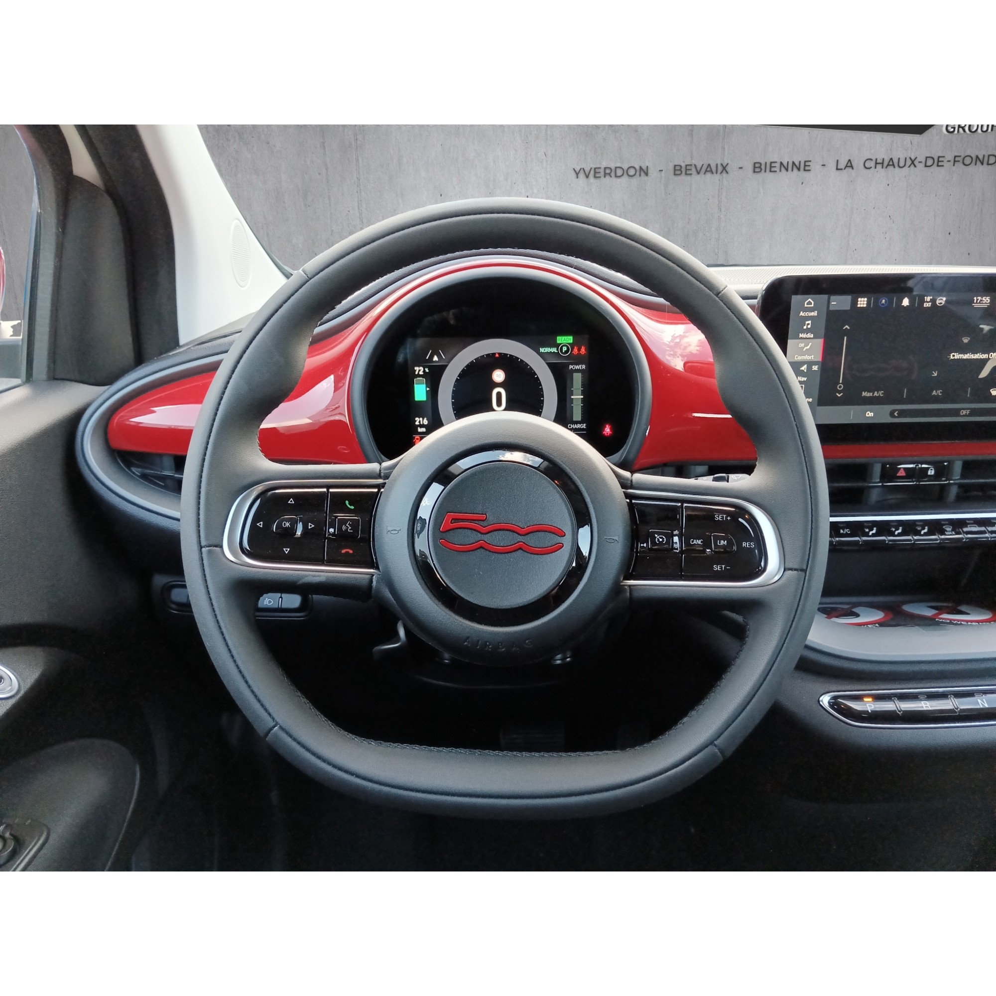 Fiat 500 E Berline RED