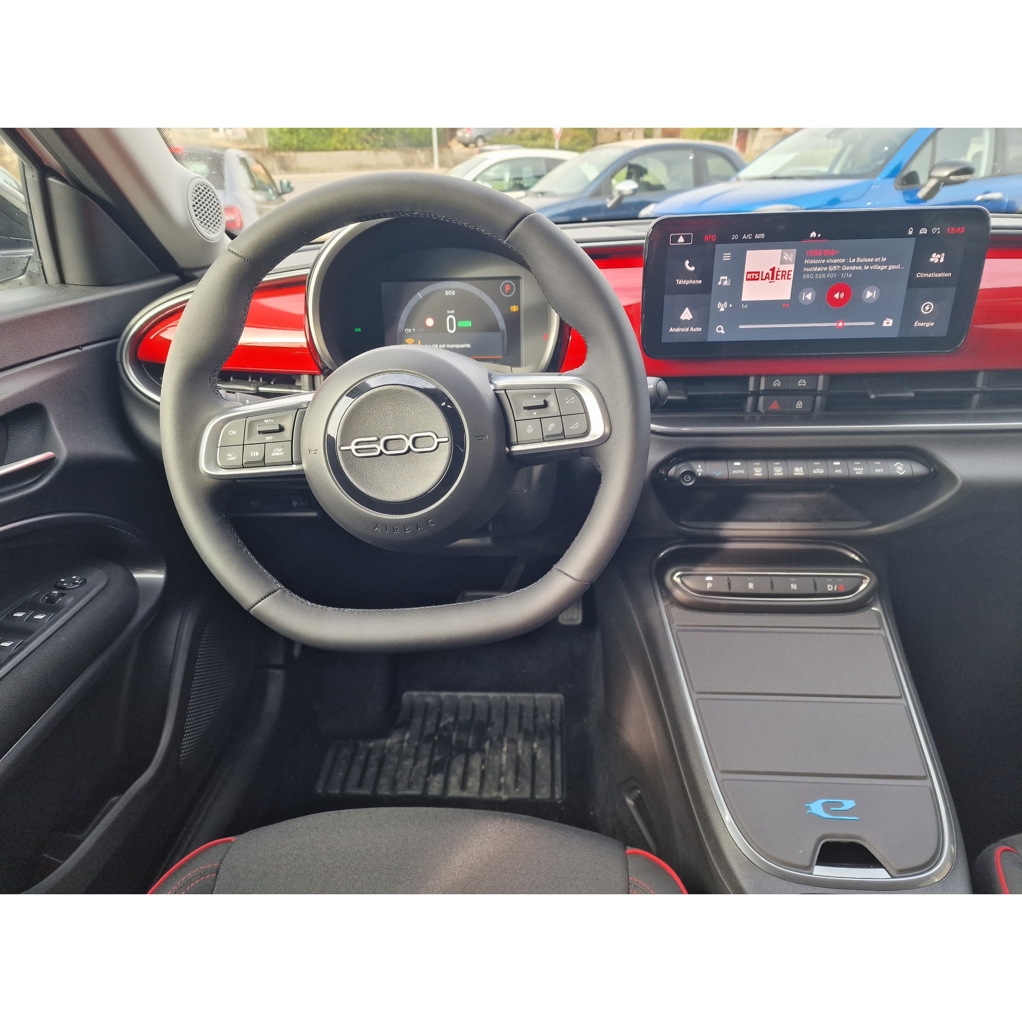 Fiat 600 E Red